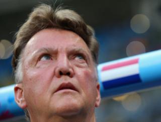 Movin' on up...Louis van Gaal's United are up to third, for now